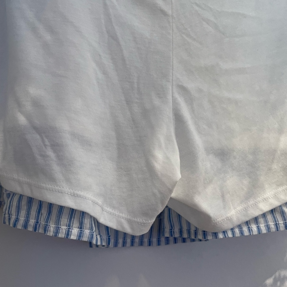 Wild Fable Women’sTiered Lace Trim Mini a-Line Skort Light Blue XXL NWT - Picture 3 of 5